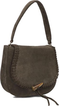 Unisa Tassen, Dames, Bruin, ONE Size, Wol, Bruine Schoudertas Zdatil Stijl