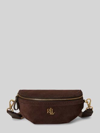 Lauren Ralph Lauren Bauchtasche aus echtem Rindsleder in Dunkelbraun, Gr&ouml;&szlig;e 1