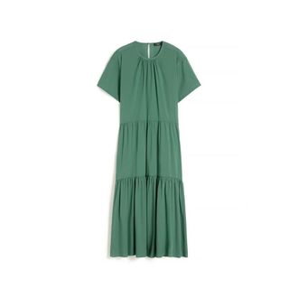 Max Mara Dames, Jurken, Groen, Maat: 2XS Katoen