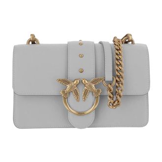 Pinko Cross Body Bags, female, Gray, Size: ONE SIZE Love One Mini Bag