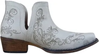 Roper Womens Ava Laser Bootie In White