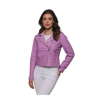 Rino&Pelle Dames, Jassen, Paars, Maat: M Leer