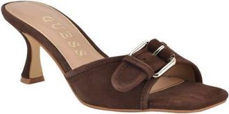Guess Dista Slide Sandal in Dark Brown at Nordstrom, Size 7.5