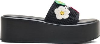 Marc Jacobs Sandali slides The Daisy - Nero