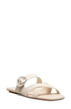 Stuart Weitzman Villa Slide Sandal in Linen at Nordstrom Rack, Size 6.5