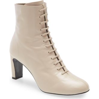 Ted Baker Annazel Lace-Up Bootie in Natural at Nordstrom, Size 11Us
