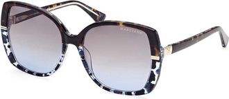 Guess GM0820 56W Womens Sunglasses Tortoiseshell Size 59