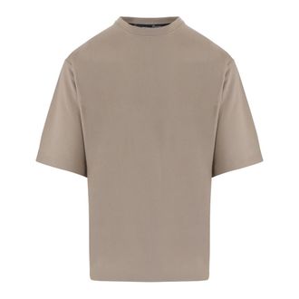 Jacquemus Le Rond Carr&eacute; T-shirt - Heren - Tops - Beige - Maat: L Jersey
