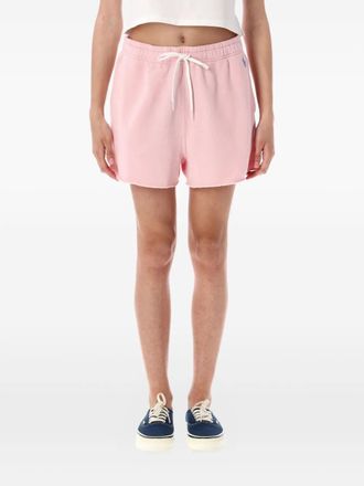 Polo Ralph Lauren Shorts con orlo a taglio vivo - Rosa