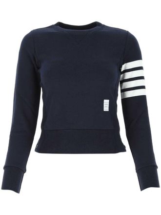 Thom Browne Top met gestreept detail - Blauw