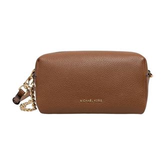 Michael Kors Borsa a tracolla piccola Bryant in pelle martellata - - Bags - Donna - Marrone - ONE SIZE