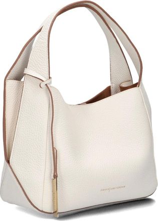 Smaak Tassen, Dames, Wit, ONE Size, Leer, Sophie Dames Handtassen Wit Leer