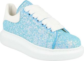 Alexander McQueen Alexander Mcqueen Glitter Oversized Leather Sneaker