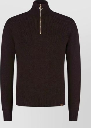 Paul & Shark ribbed half zip jumper