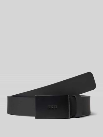 HUGO BOSS G&uuml;rtel aus echtem Rindsleder Modell TION -GUM in Black, Gr&ouml;&szlig;e 90