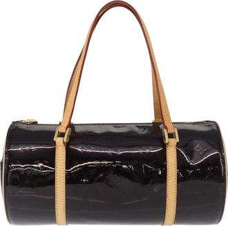 Louis Vuitton Bedford Handbag Monogram Vernis Burgundy Patent_Leather Handbag (Pre-Owned)