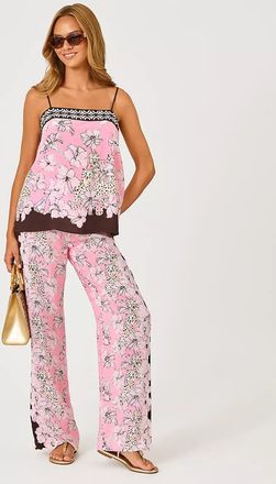 Lilly Pulitzer 32 Vianna Silk Palazzo Pant