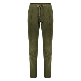 Moorer Broeken, Heren, Groen, M, Katoen, Jogger Broek