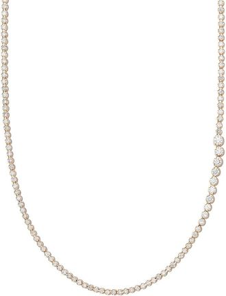 Sophie Bille Brahe 18kt yellow gold diamond tennis necklace - women - 18kt Yellow Gold - One Size