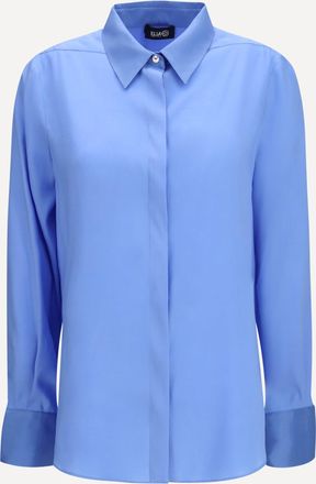 Ella Silk Shirt with back gathering Female 46