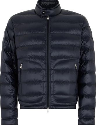 Moncler Acorus Down Jacket - Heren - Gewatteerde jassen - Blauw - M - Jassen