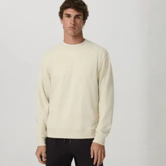 Vuori Clothing Cypress Vintage Crew Pullover In Sandalwood
