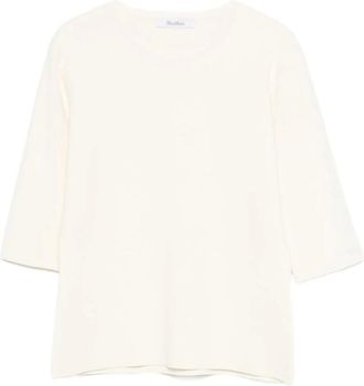 Max Mara Mujer, Camisetas, Blanco, Talla: L