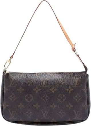 Louis Vuitton Pre-owned Shoulder Bags, female, Brown, Size: ONE SIZE Pre-owned Vintage Shoulder Bag