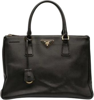 Prada Pre-owned Handbags, female, Black, Size: ONE SIZE Pre-owned The Galleria