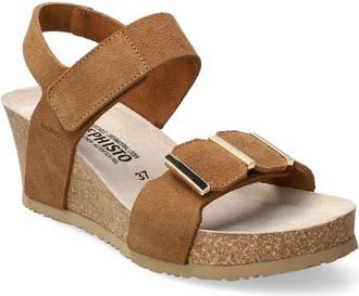 Mephisto Leonore Ankle Strap Sandal in Tobacco at Nordstrom, Size 10