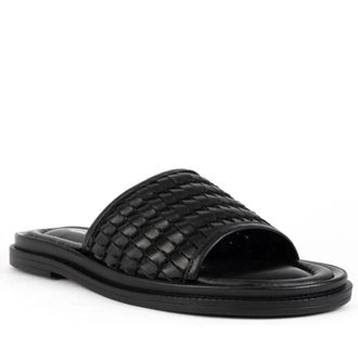 Sergio Moretti Sliders, female, Black, 5 UK, Open Casual Slippers