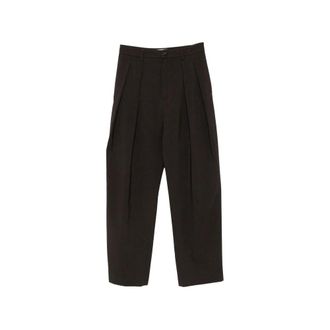 Barena Broeken, Dames, Bruin, S, Pad 5751 Wijde Broek