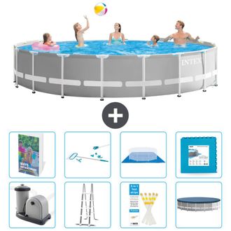 Intex Piscina Prism Frame Redonda - 549x122 Cm - 9-piezas S539