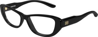 Balenciaga Square Glasses - Dames - Accessoires - Zwart - Maat: 55 MM