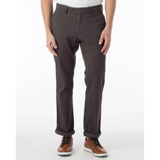 Ballin Perma Color Pima Twill Khaki Pants - Mansfield Relaxed Fit In Pavement