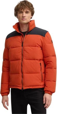 Save The Duck Heren, Jassen, Oranje, Maat: XL Leer