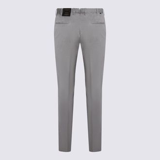Incotex Mens Trousers Grey _100 % Co