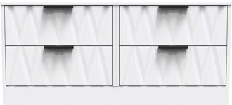 Welcome Furniture Calgary Ready Assembled 4 Drawer Bed Box in White Matt - Welcome Furniture | TJ Hughes