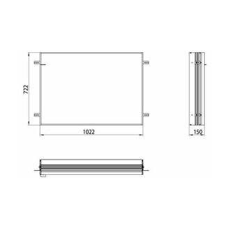 Emco Marco De Montaje Emco Prime, 1000mm, 949700012