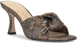 Jessica Simpson Evirra Slide Sandal in Bronze at Nordstrom, Size 6.5