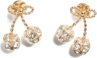 Valentino Garavani Twisted Rope Crystal Earrings