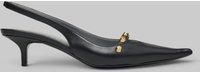 Balenciaga Midnight City Leather Pumps with Studs
