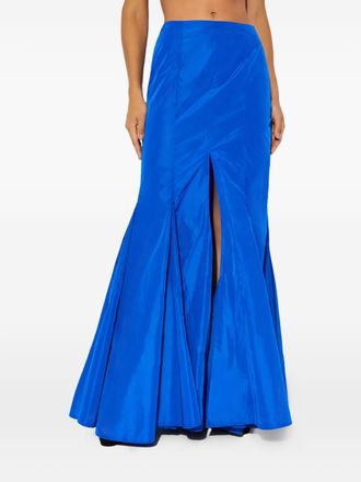 Cult Gaia Jori flared maxi-rok met split - Blauw
