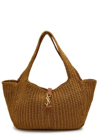 Saint Laurent Le 5 &agrave; 7 Bea Cord Tote - Beige - One Size