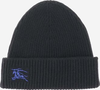 Burberry Black Logo Beanie Hat