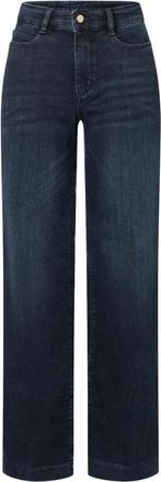 M.A.C Midnight Blue Dream Wide Horloge - Dames - Regular Fit Jeans - Blauw - L - Jeans