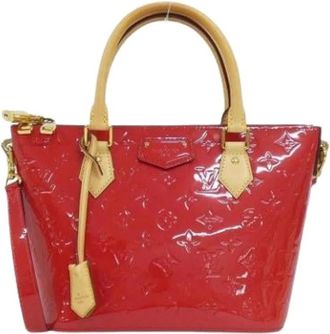 Louis Vuitton Pre-owned Handbags, female, Red, Size: ONE SIZE Pre-owned Vernis Handbag