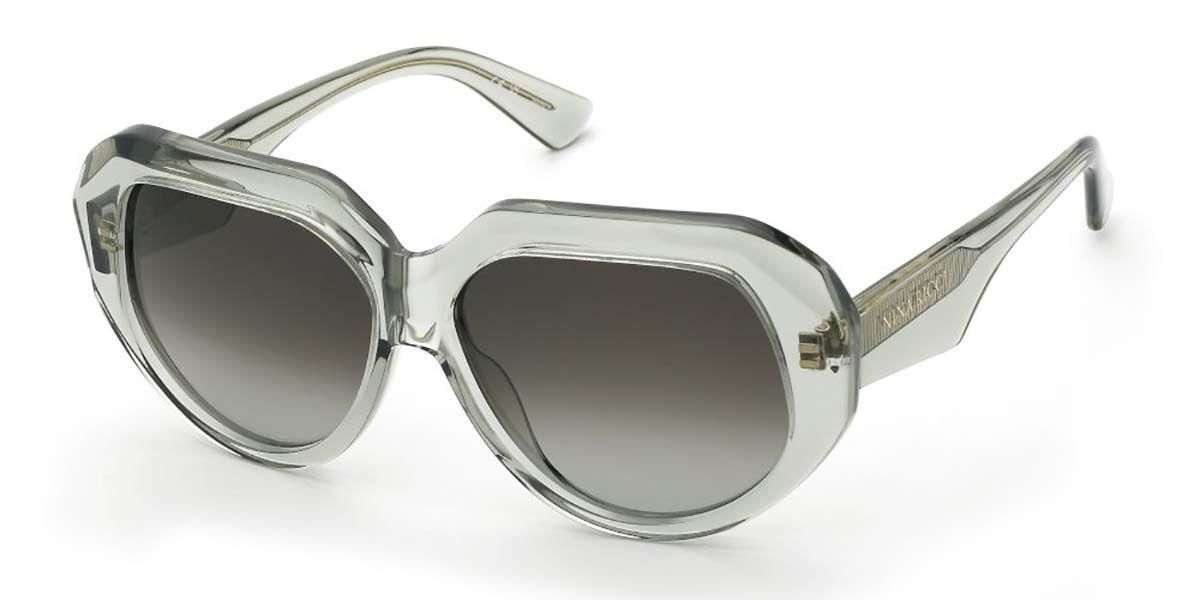 Polaroid Polarized Grey Square Ladies Sunglasses PLD 4155/S 