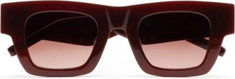 Kaleos Estrich 005 Zonnebril - Dames - Zonnebrillen - Rood - 47 MM - Accessoires