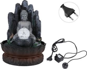 OEM Fuente De Mesa Con Forma De Buda Y Cascada, Decoraci&oacute;n Relajante Para El Hogar Seg&uacute;n El Feng Shui, Fuente Zen, Fuente Con Figura De Buda Sentado, Kit 
